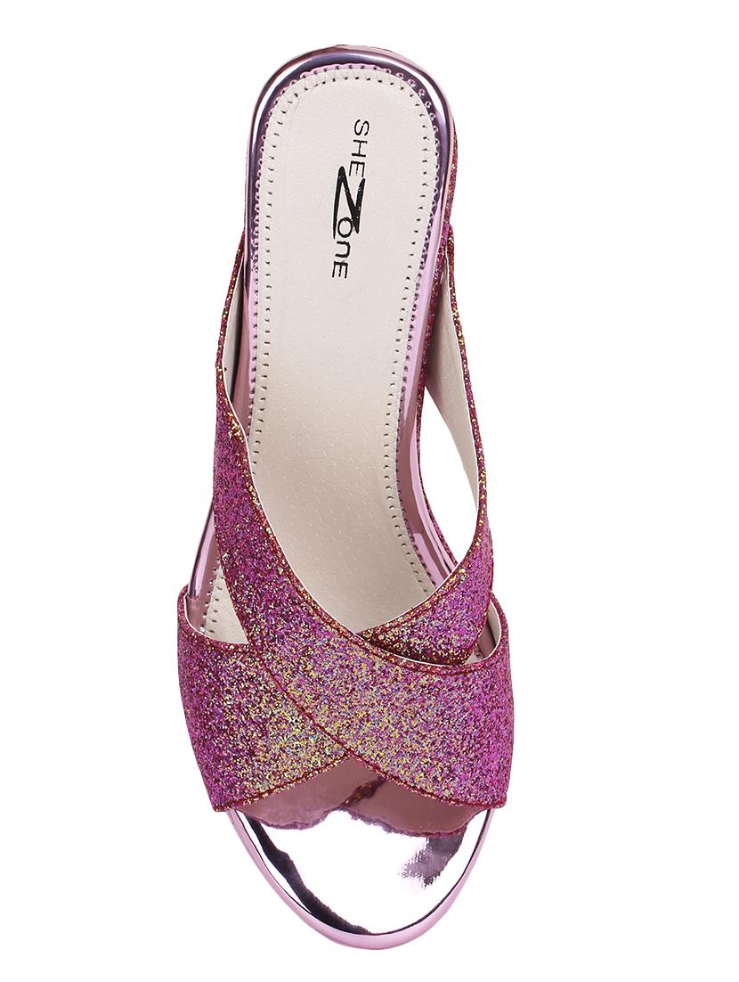 metallic platforms wedges - 16171078 - Zoom Image - 4