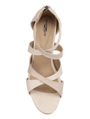 beige closed back sandals - 16171094 - Standard Image - 4