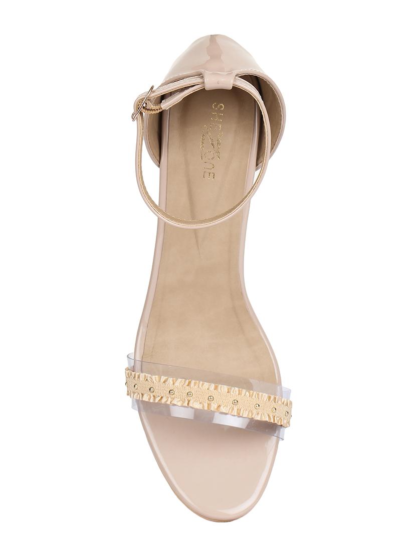 beige ankle strap sandals - 16171100 - Zoom Image - 4