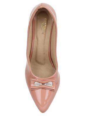 brown slip on pumps - 16171103 - Standard Image - 4
