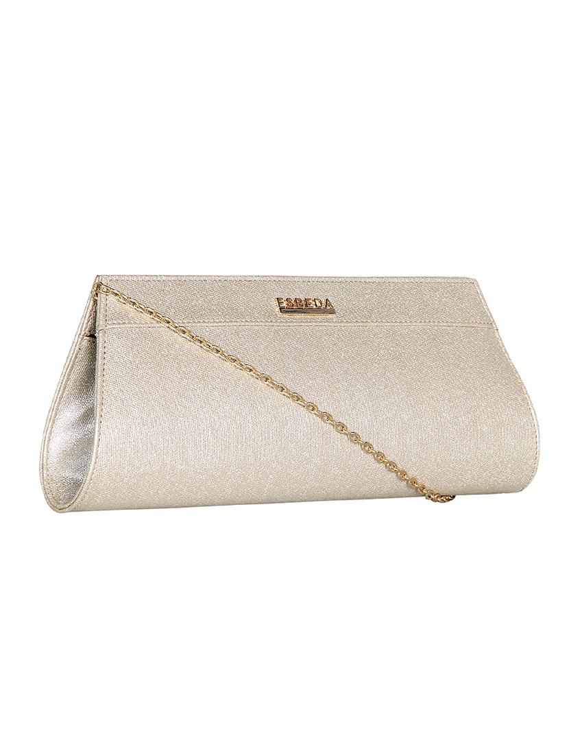 silver leatherette (pu) envelope clutch - 16171378 - Zoom Image - 4