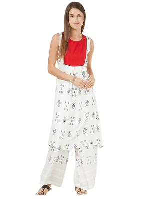 Printed flared palazzo - 16172347 - Standard Image - 4