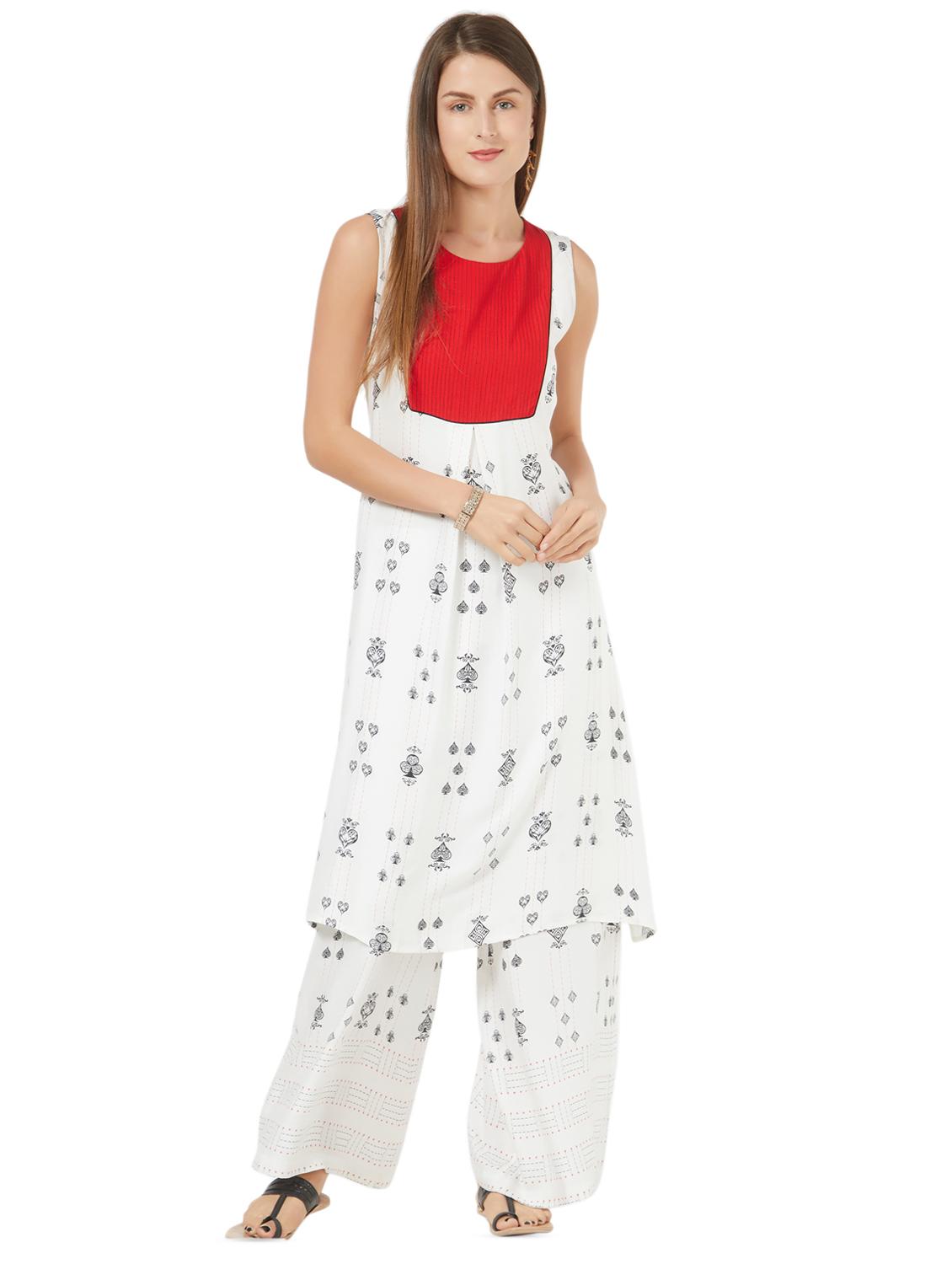 Printed flared palazzo - 16172347 - Zoom Image - 4