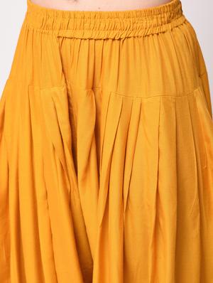 gold printed Kurta Salwar Dupatta Suit Set - 16172905 - Standard Image - 7