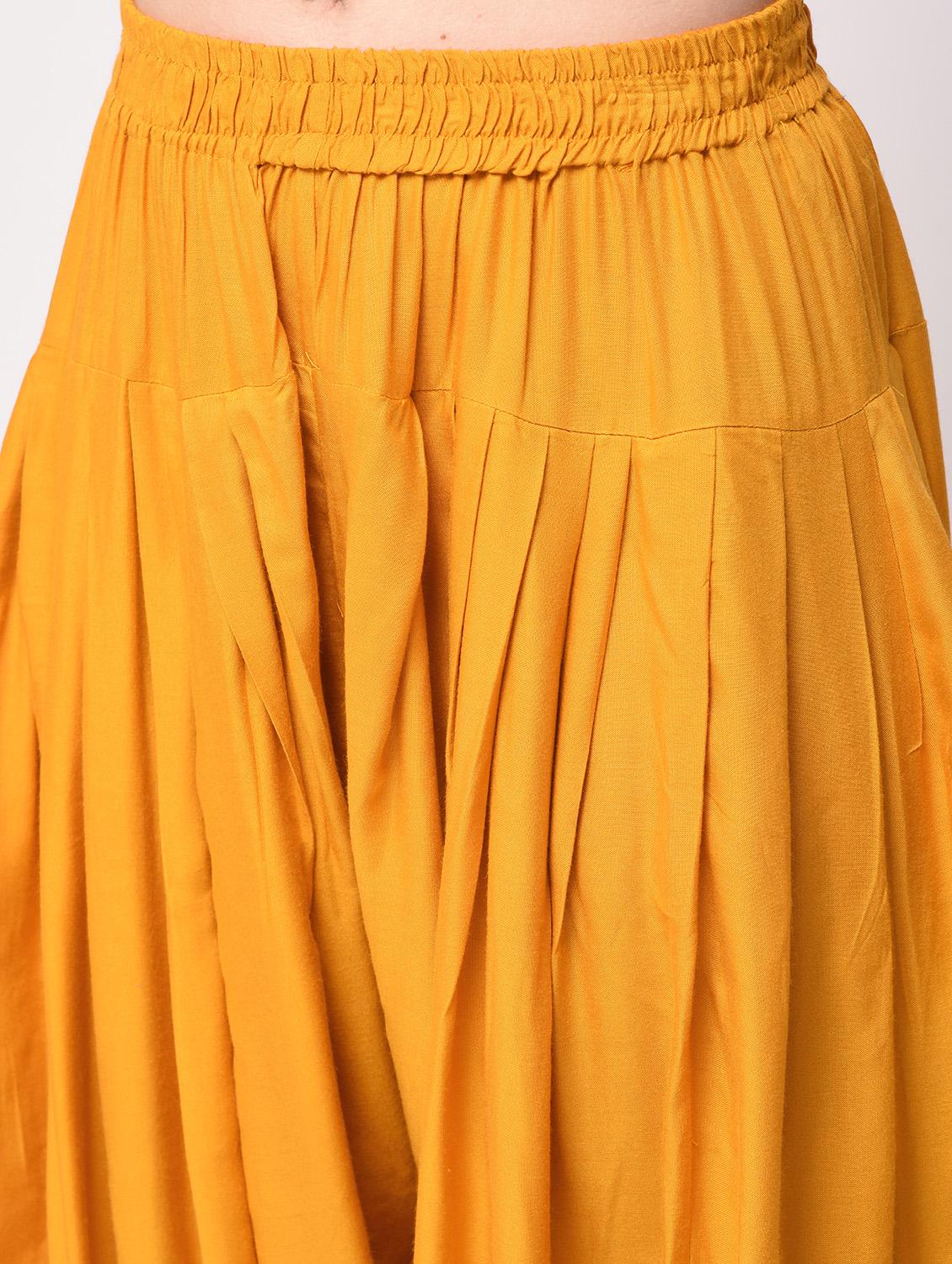 gold printed Kurta Salwar Dupatta Suit Set - 16172905 - Zoom Image - 7