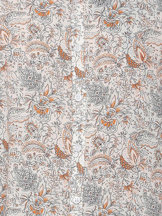 beige printed casual shirt - 16174649 - Zoom Image - 4