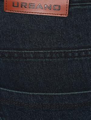 blue cotton blend plain jeans - 16174730 - Standard Image - 4