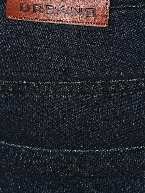 blue cotton blend plain jeans - 16174730 - Zoom Image - 4