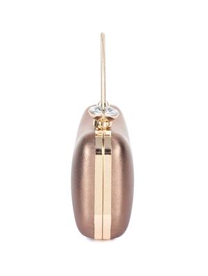 rose gold shimmer ethnic clutch - 16179769 - Standard Image - 4