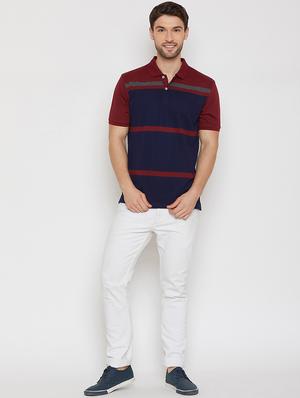 navy blue polo t-shirt - 16186198 - Standard Image - 4