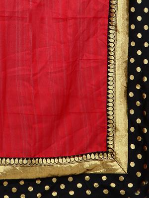 solid with bordered saree with blouse - 16186632 - Standard Image - 4