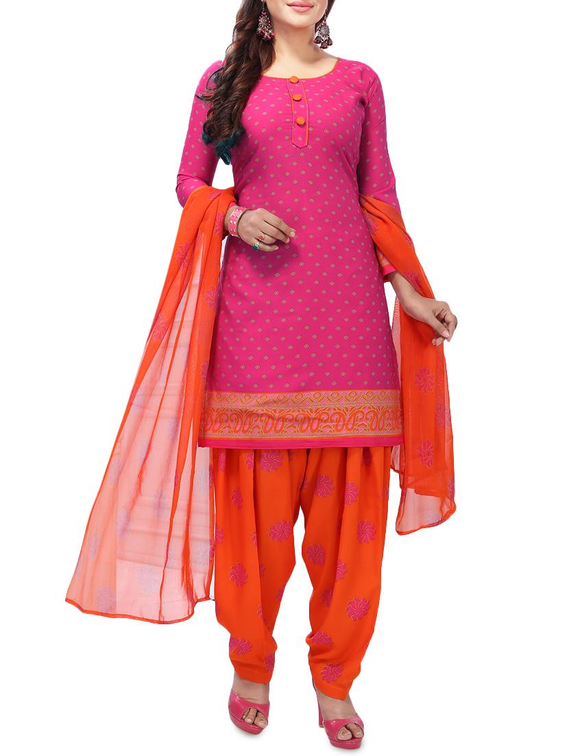 set of 2 multicolor unstitched suit combo - 16186666 - Zoom Image - 4