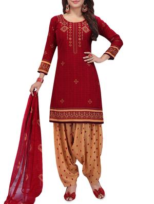 set of 2 multicolor unstitched suit combo - 16186682 - Standard Image - 4