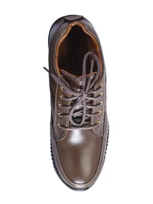 brown leather lace up shoes - 16187572 - Standard Image - 4