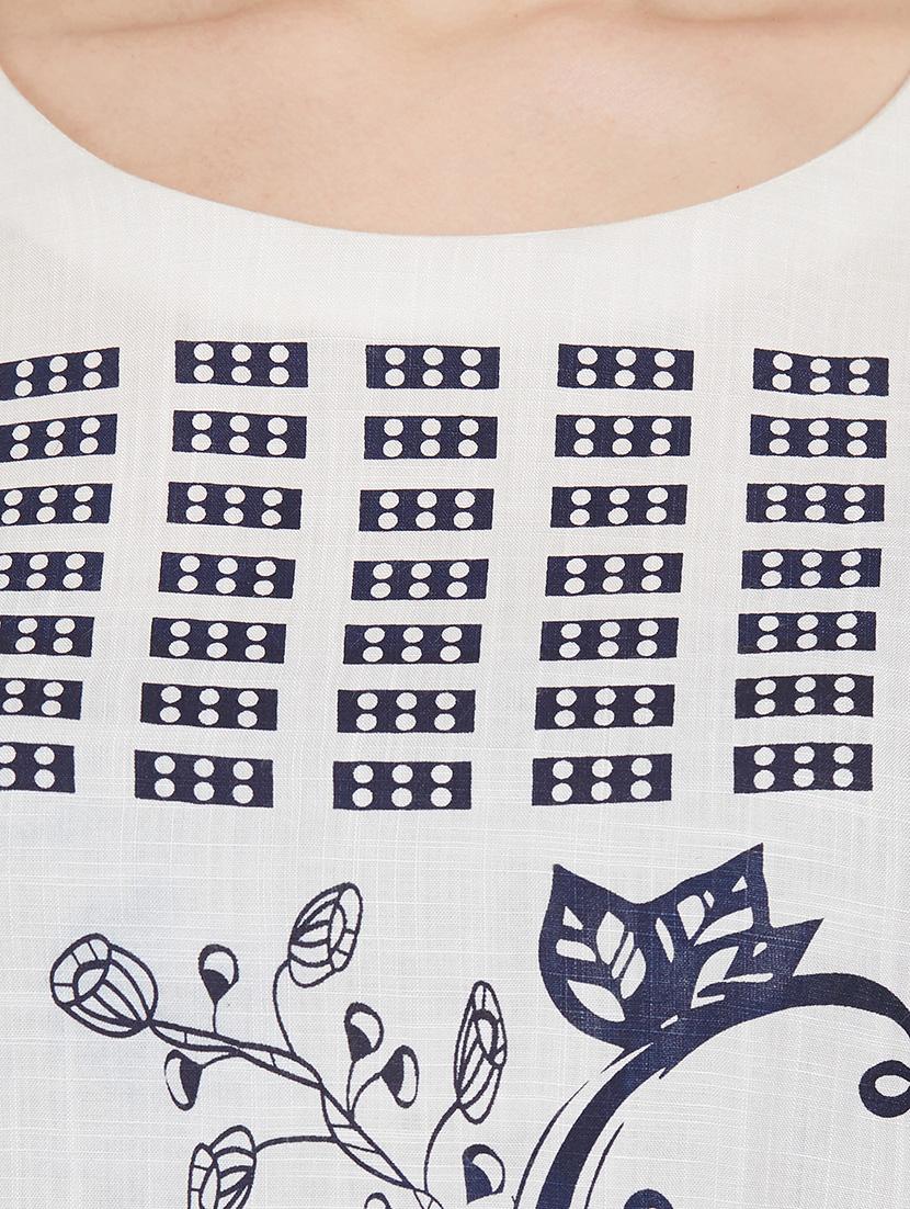 Contrast straight kurta - 16187729 - Zoom Image - 4