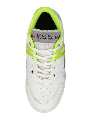 white leatherette sport shoes - 16189163 - Standard Image - 4