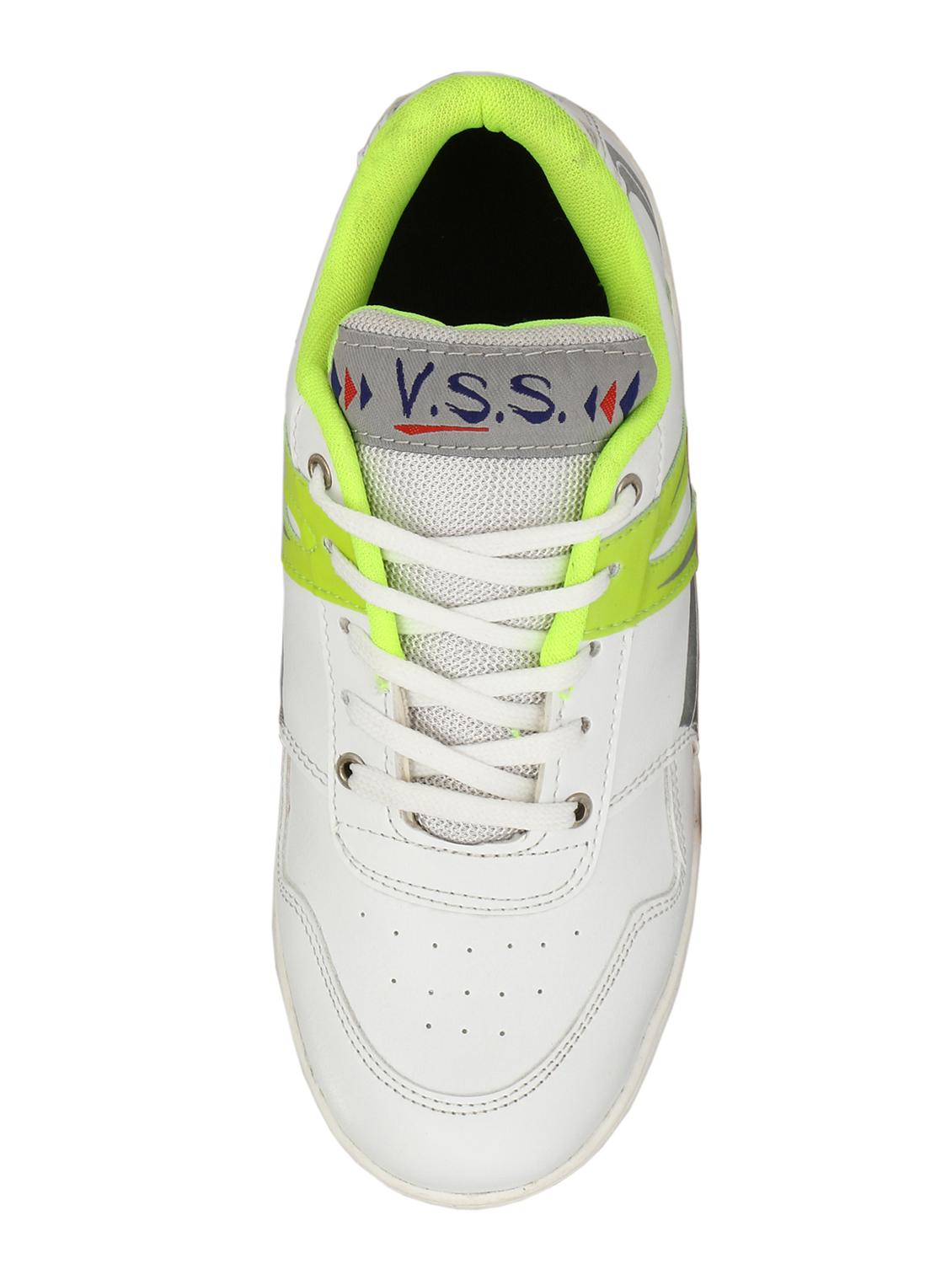 white leatherette sport shoes - 16189163 - Zoom Image - 4