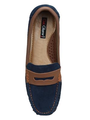 navy slip on loafers - 16189922 - Standard Image - 4