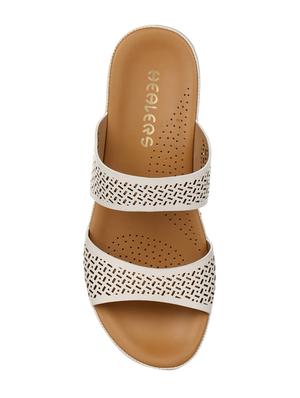 beige slip on wedges - 16190668 - Standard Image - 4