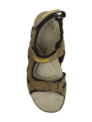 green leatherette back strap floaters - 16190861 - Standard Image - 4