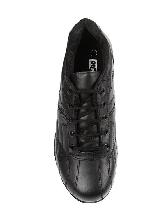 black leather sport shoes - 16191322 - Zoom Image - 4