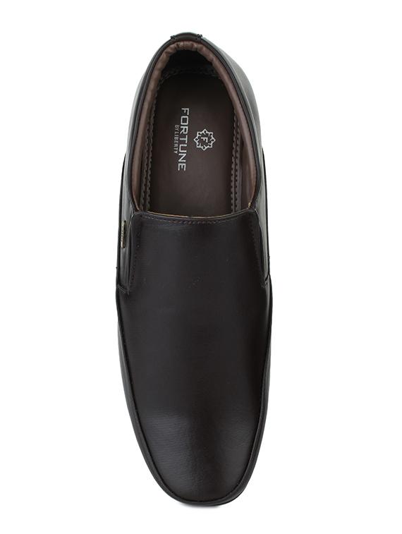 brown leatherette slipons - 16192562 - Zoom Image - 4
