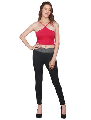 high rise solid jegging - 16193753 - Standard Image - 4