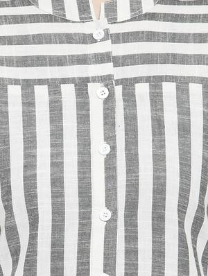 striped printed straight kurta - 16193804 - Standard Image - 4