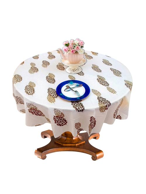 flower print dinning table cloth cotton 6 seater table cover - 16194567 - Standard Image - 1