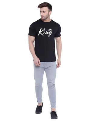 black typographic chest print t-shirt - 16194608 - Standard Image - 4