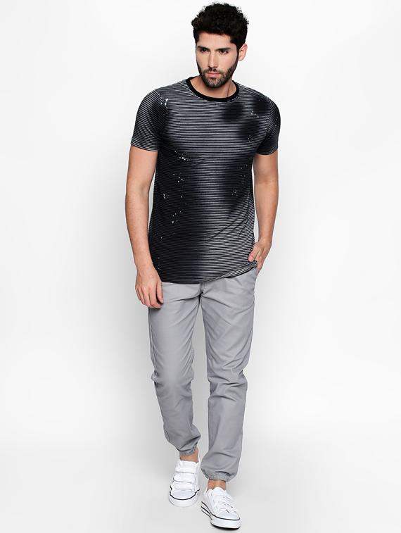 black striped t-shirt - 16195001 - Zoom Image - 4