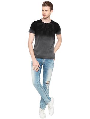 blue heavy washed patched jeans - 16197859 - Standard Image - 4