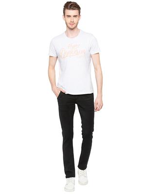 black cotton plain jeans - 16197861 - Standard Image - 4
