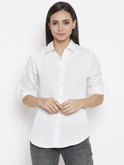 roll up sleeved back pleat shirt - 16198958 - Standard Image - 1