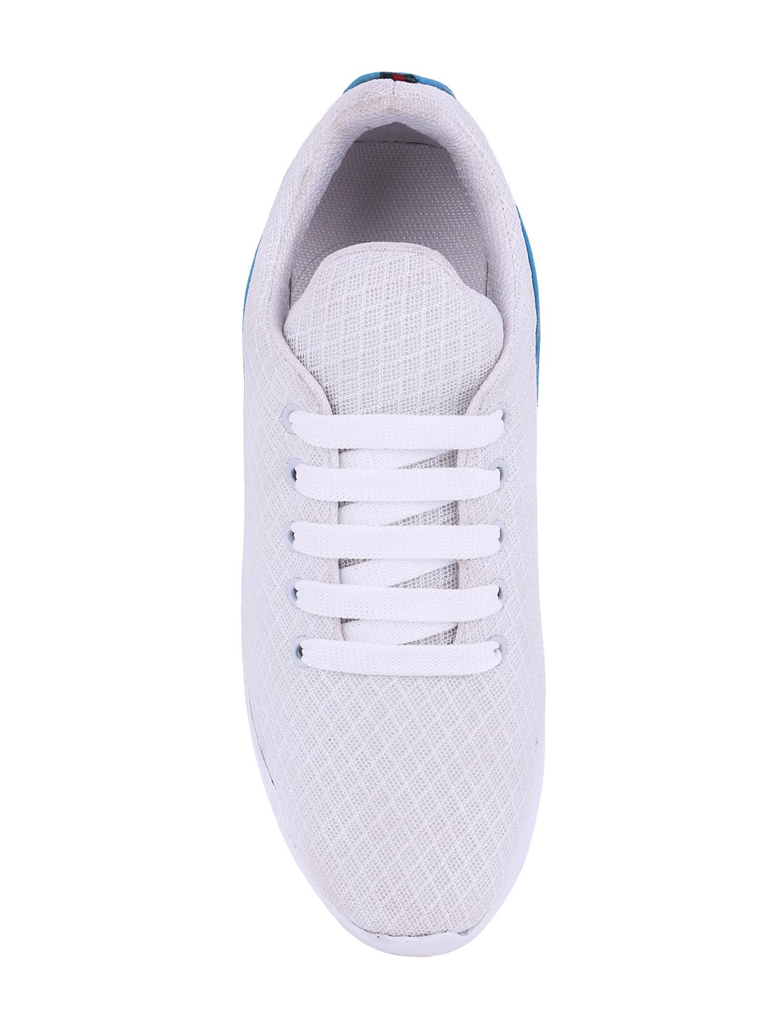 white mesh lace up sport shoes - 16200490 - Zoom Image - 4
