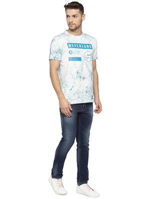 white all over print t-shirt - 16201643 - Standard Image - 4