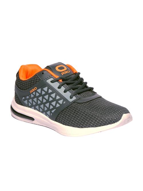 grey mesh lace up sport shoes - 16203687 - Standard Image - 1