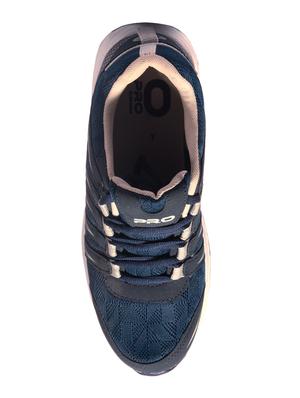 navy blue mesh lace up sport shoes - 16203689 - Standard Image - 4