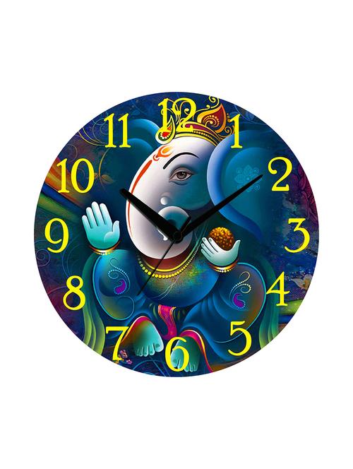 Studio Shubham wooden Lord Ganesha wall clock(29cmx29cmx3cm) - 16204526 - Standard Image - 1