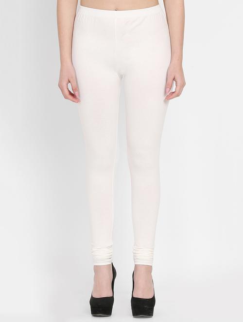 white cotton leggings - 16204614 - Standard Image - 1