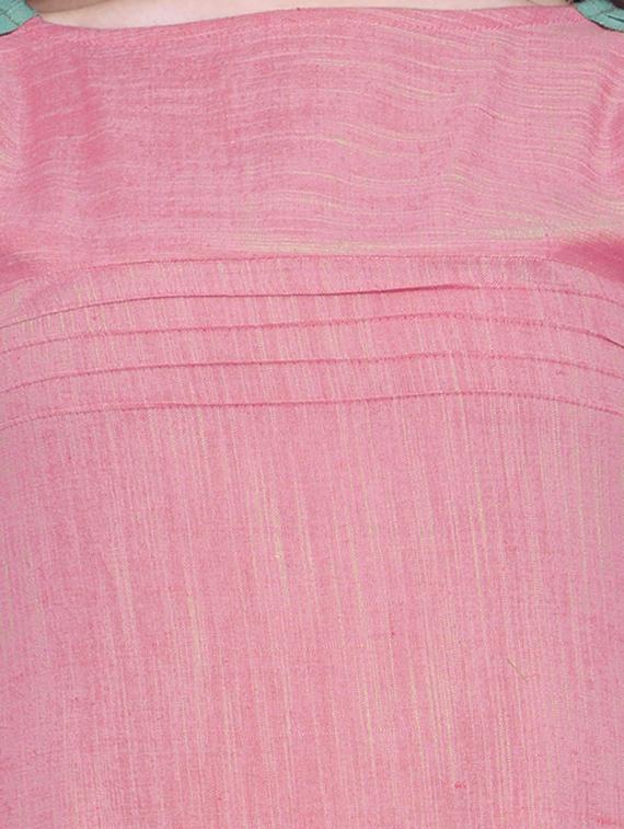 Contrast straight kurta - 16206771 - Zoom Image - 4