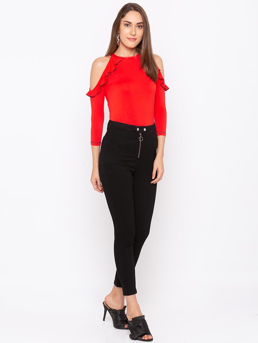 zipper detail high rise jegging - 16206872 - Zoom Image - 4