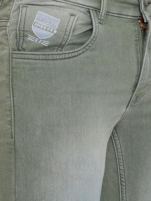 green denim heavy washed jeans - 16208082 - Standard Image - 4