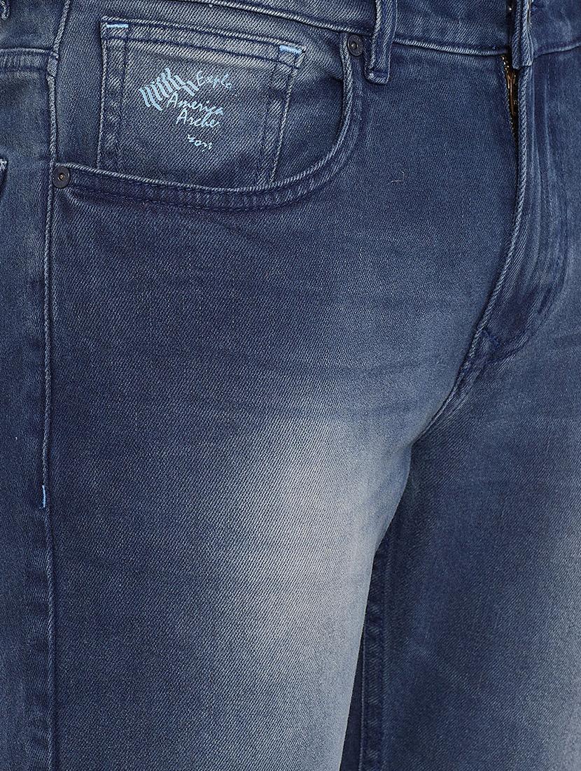 blue denim heavy washed jeans - 16208086 - Zoom Image - 4