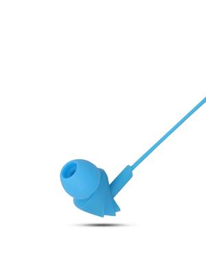 blue plastic in ear phones - 16208346 - Standard Image - 4