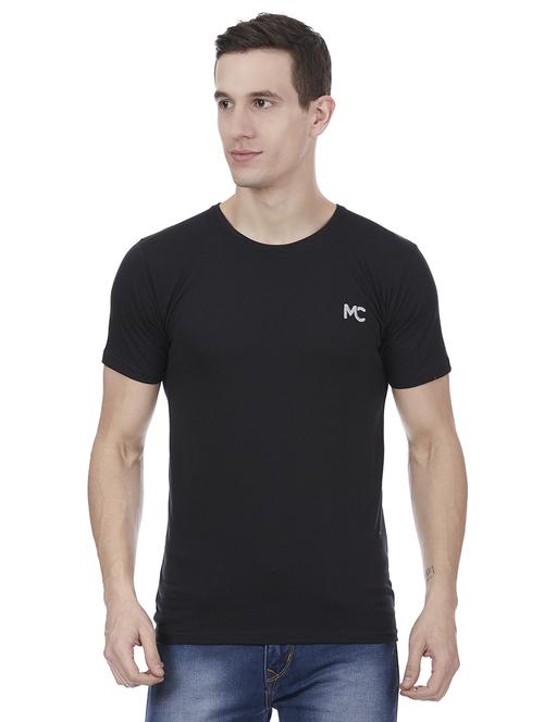 black solid t-shirt - 16208906 - Very Small Image - 1
