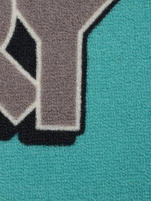 Tom & Jerry Polyester Printed Anti Slip Door Mat- 40x60 cm, Turquoise - 16209500 - Standard Image - 4