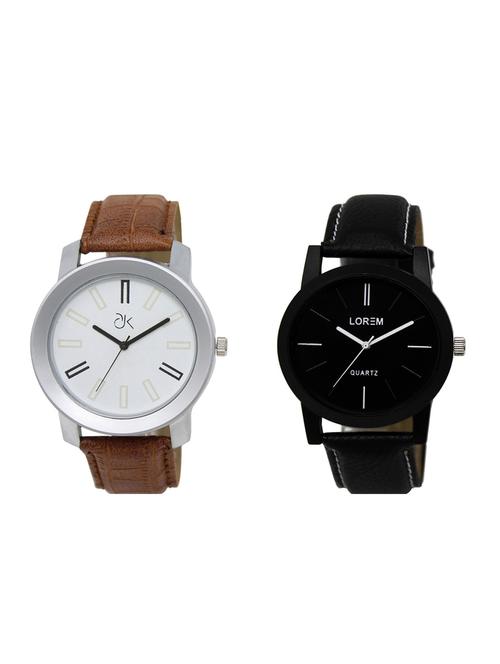 set of 2 analog watch combos(AD-02-LK-05) - 16211180 - Standard Image - 1