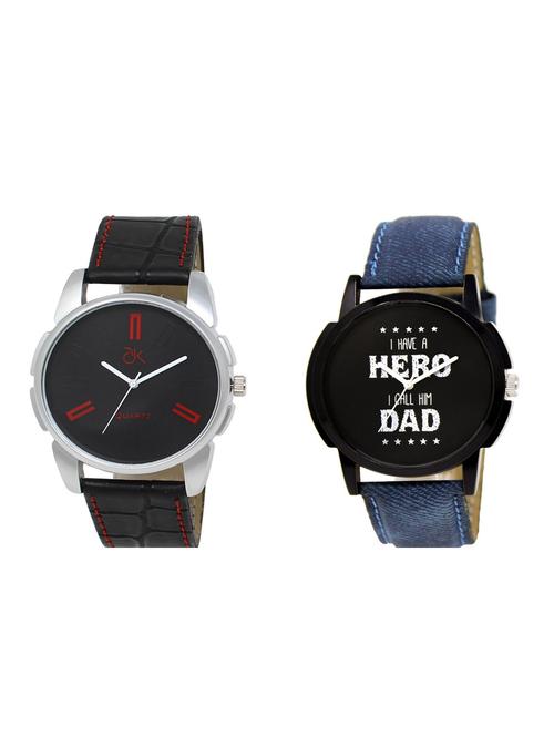 set of 2 analog watch combos(AD-03-LK-07) - 16211267 - Standard Image - 1