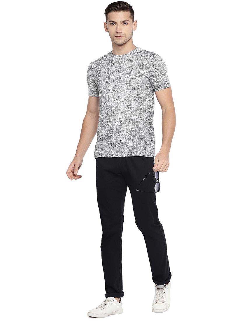 grey all over print t-shirt - 16215481 - Zoom Image - 4